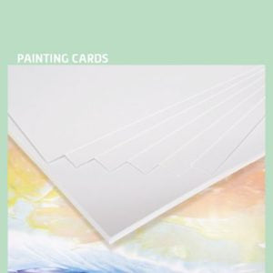 Encaustic Art Painting Cards: A4-A6 Assorted Sizes, White